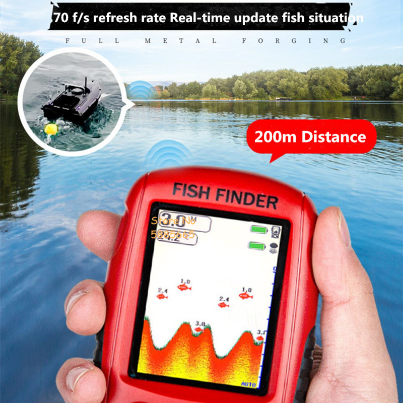 Sonda de Pesca Inteligente Por - Fishing Boat Depth Finder avaliação e preço